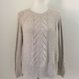 LOFT Oatmeal Marled Sweater